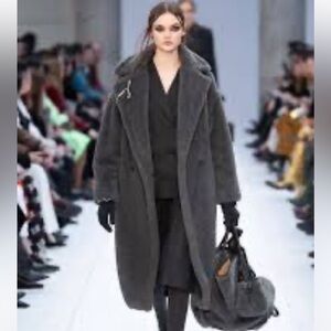 MaxMara Khaki Teddy Coat